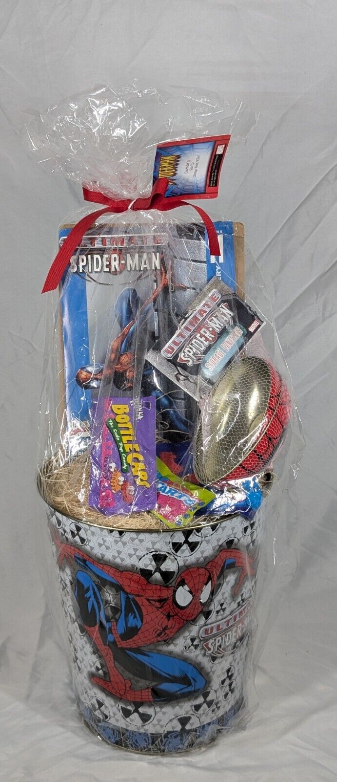 NOS Vintage The Ultimate Spider-Man  2003 Easter Basket Sealed