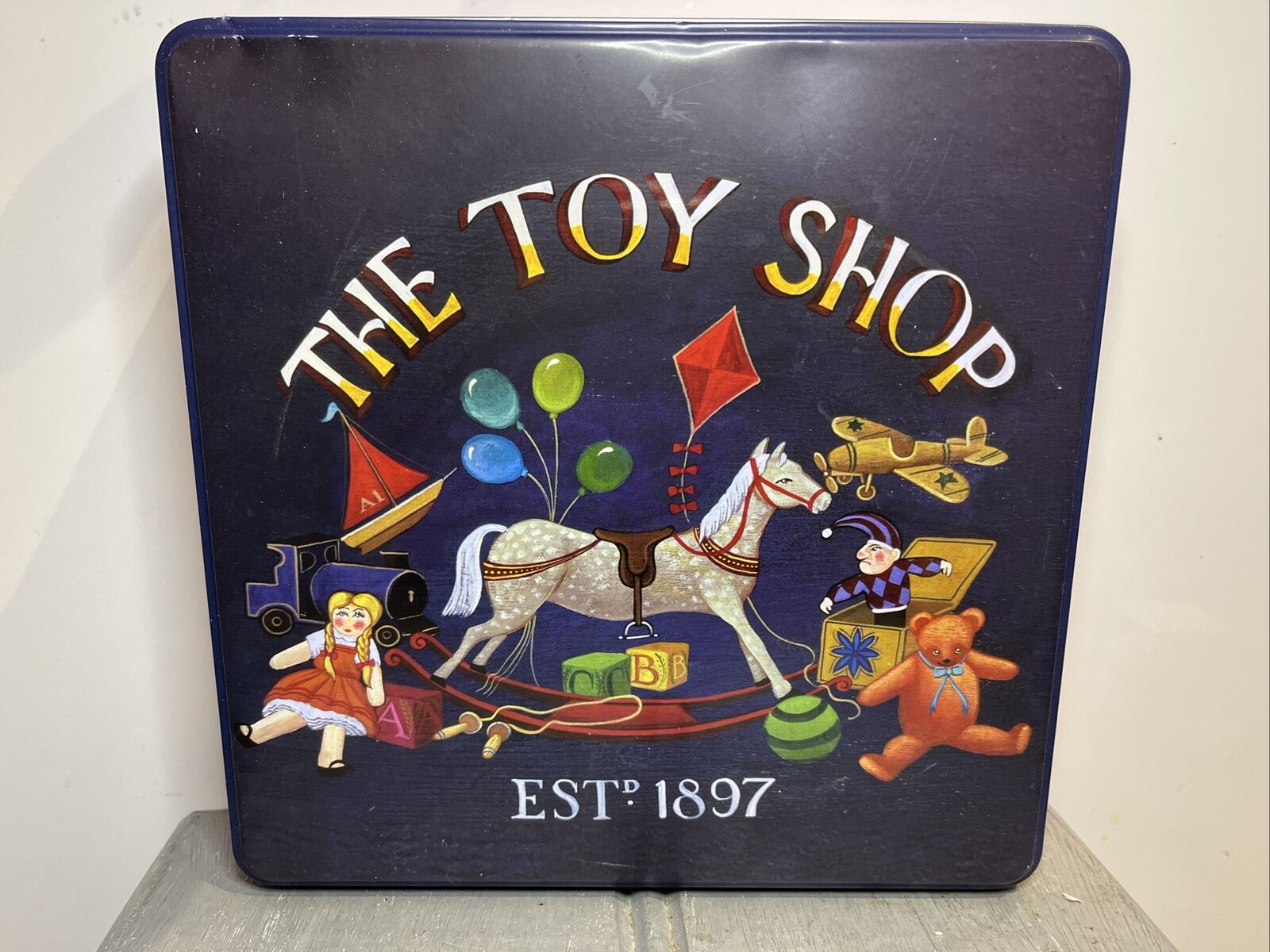 The Toy Shop EMPTY Collectable Tin Can