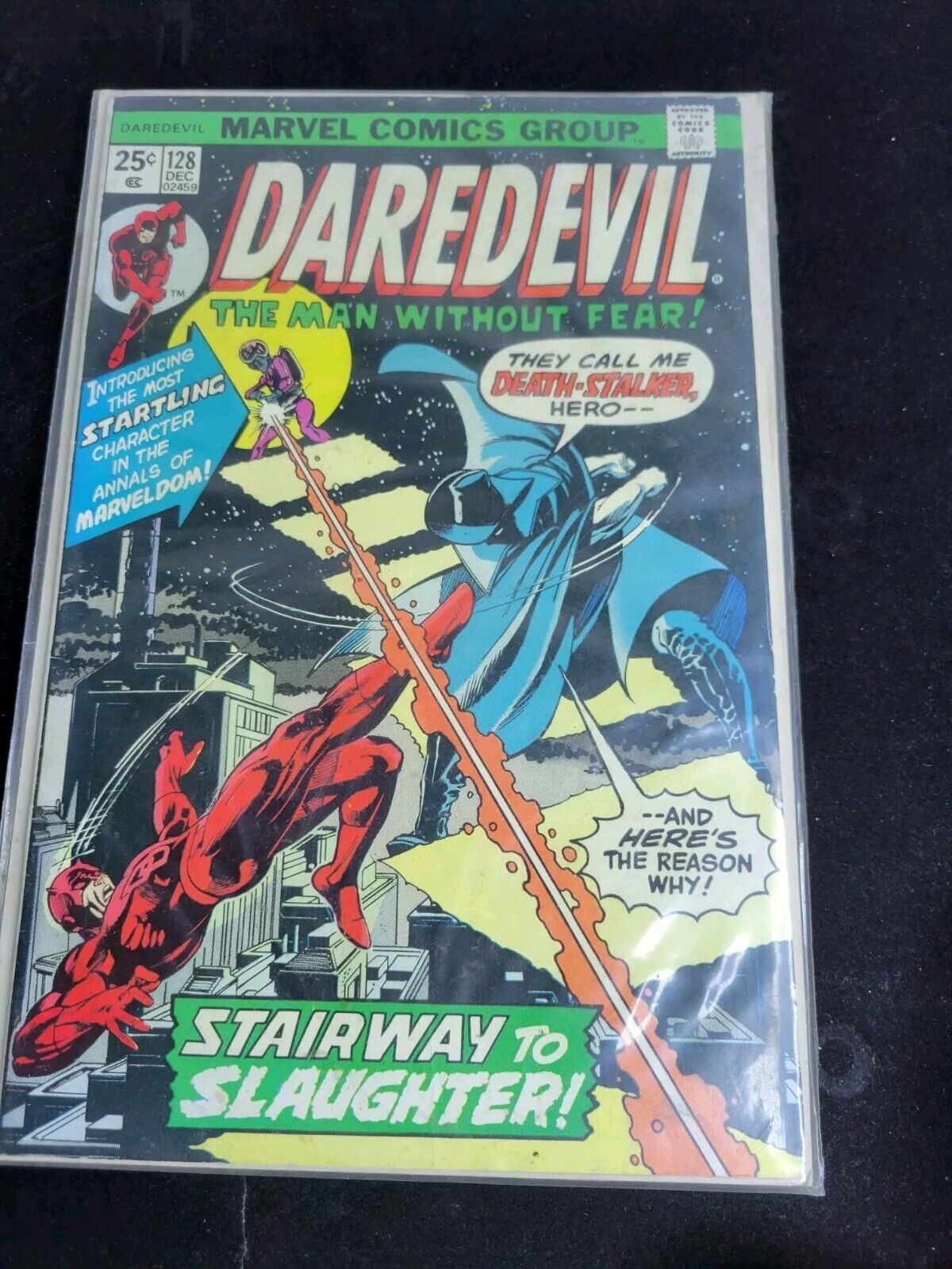 DAREDEVIL #128 Marvel DEC 1964/1975 VF Cover Art Gil Kane 