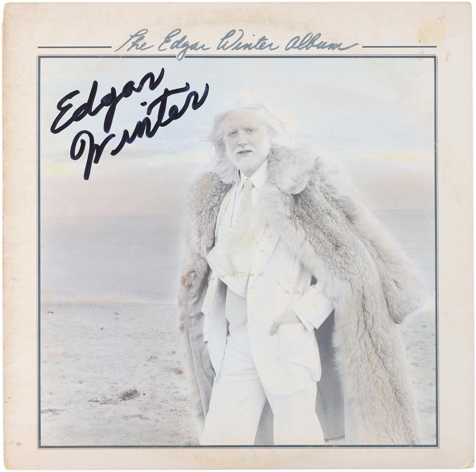 Edgar Winter Autographed The Edgar Winter Album BAS