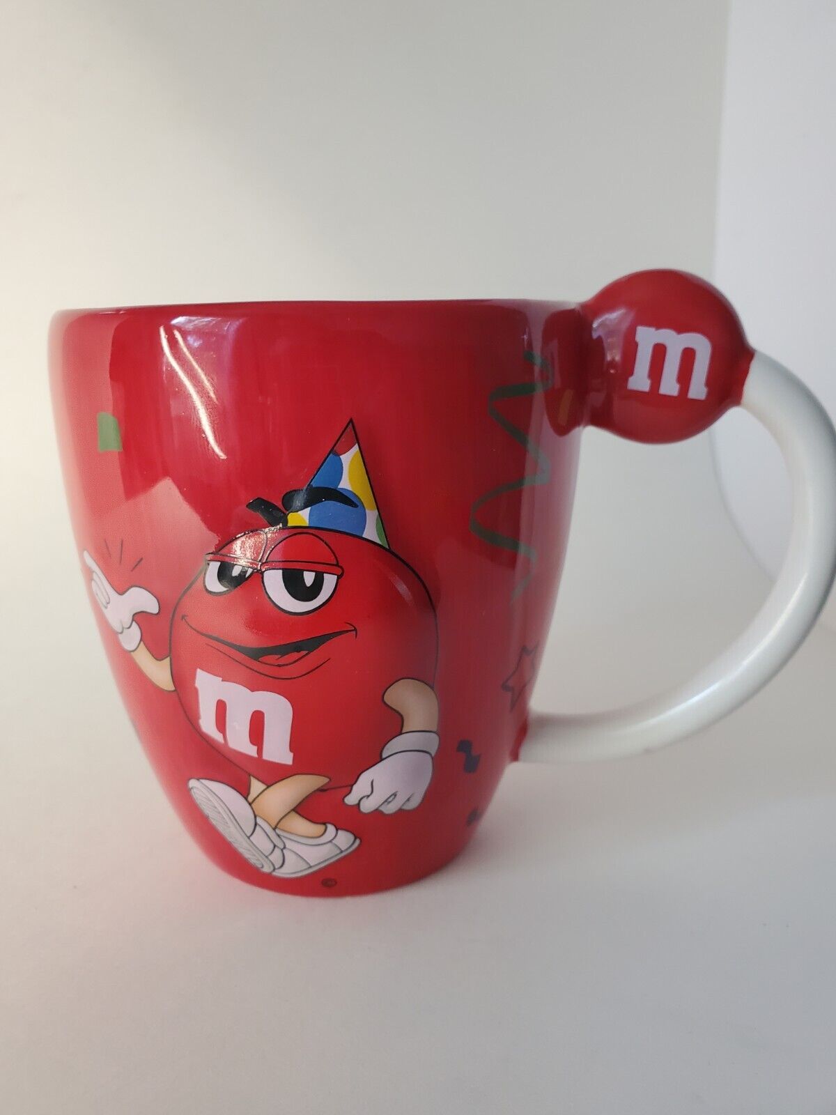 Vintage M&M Red Coffee / Coco mug Mars 2005