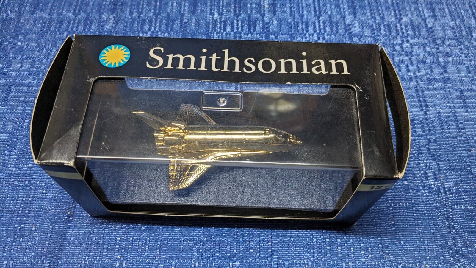 Smithsonian Space Shuttle Orbiter model 24 karat gold plated New With brochure