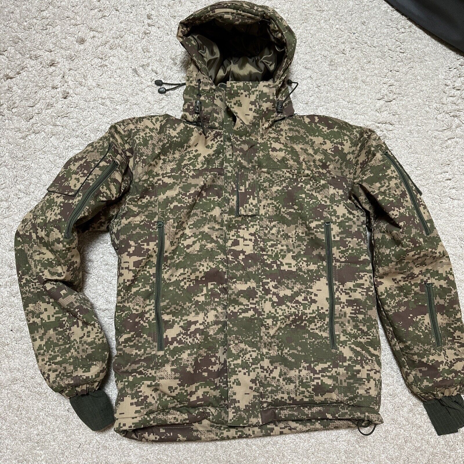 Ukrainian Genuine Winter Combat Jacket Army Tactical Uniform Camouflage Predator