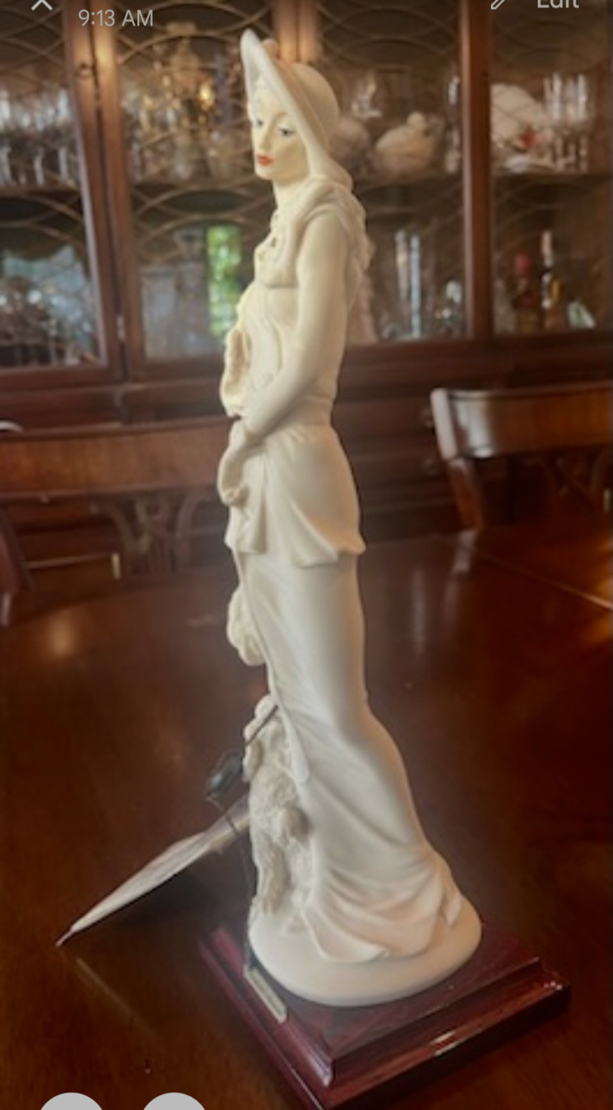 Giuseppe Armani Italy Figurine Sculpture: LADY WITH POODLE  # 0394F  Vintage NIB