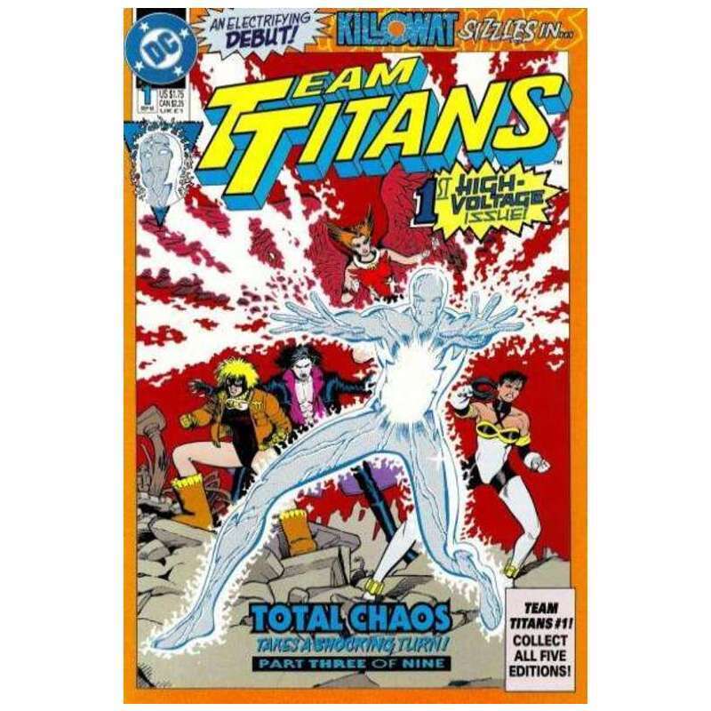Team Titans #1 Killowat DC comics VF+ Full description below [l~