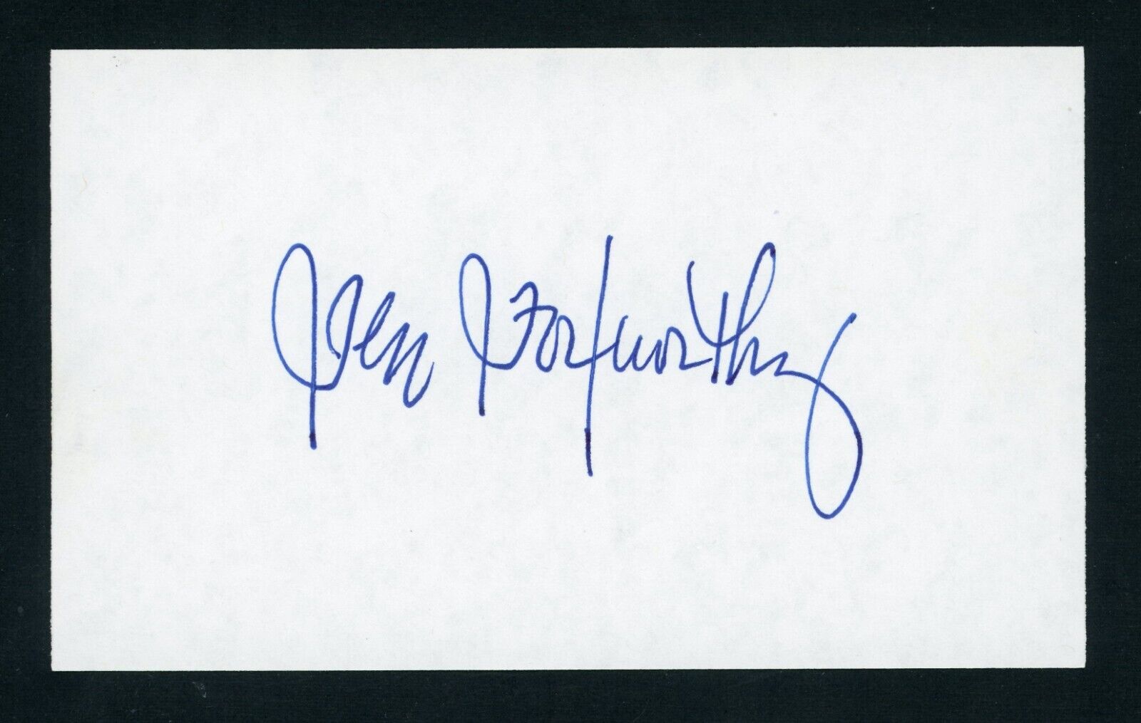 Jeff Foxworthy Comedian/Actor Signed 3x5 Index Card E25161