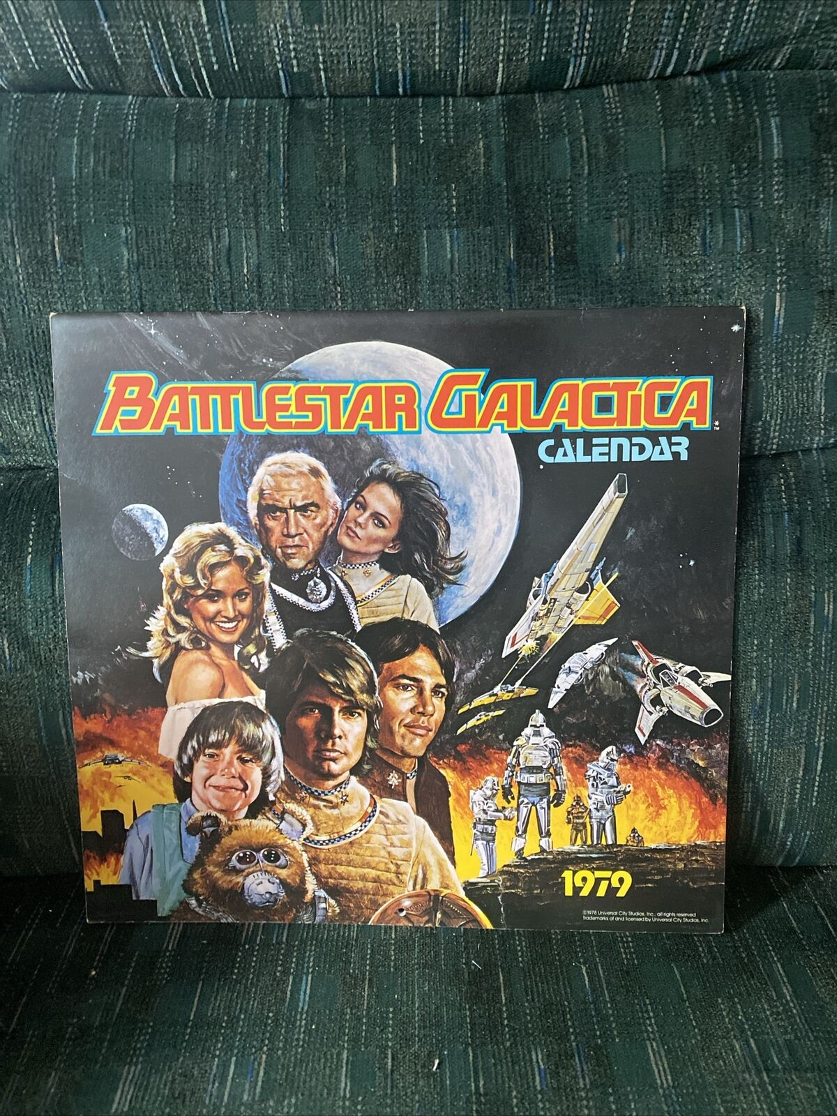 Vintage 1979 Battlestar Galactica Calendar with Full Length Poster