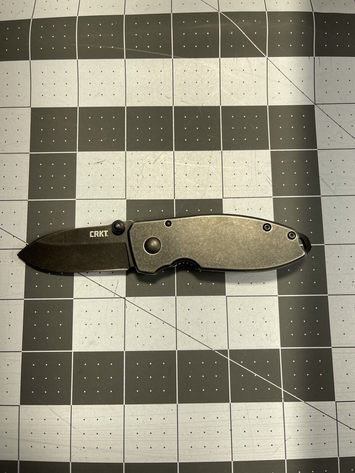 CRKT Squid 2490KS Folding Pocket Knife Gray Black - 3774
