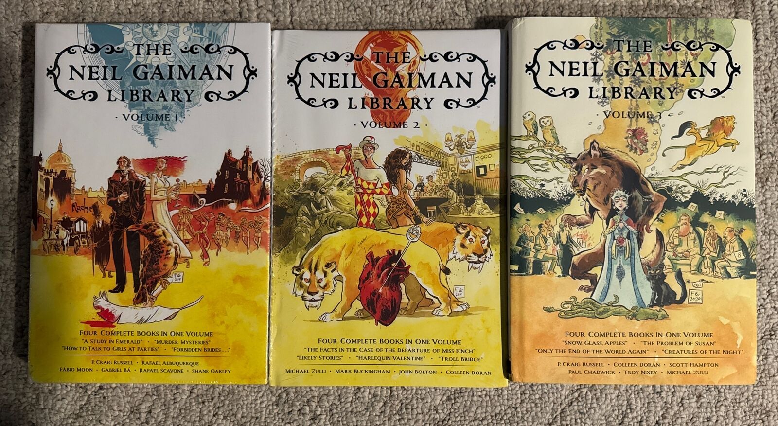 The Neil Gaiman Library Volume 1-3 by P. Craig Russell, Neil Gaiman 2020 1&2 New