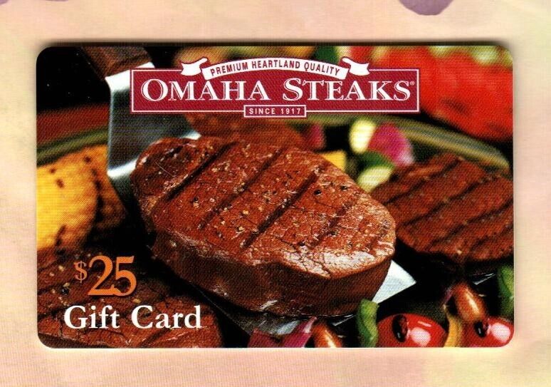 OMAHA STEAKS Steak on the Grill ( 2006 ) Gift Card ( $0 - NO VALUE )