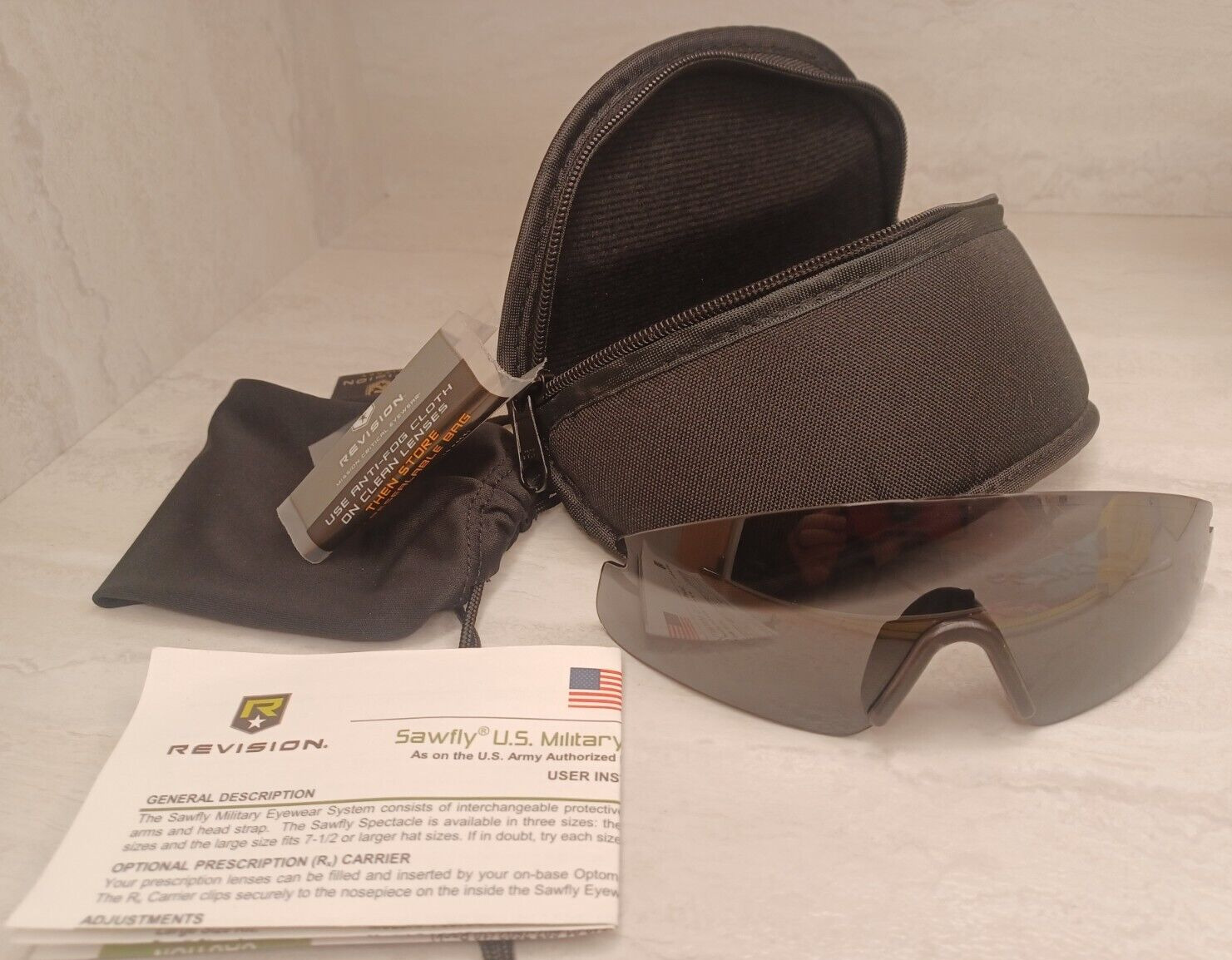 Military Revision Eye Pro Sawfly Saw Fly Sunglass lens case accessories No Frame