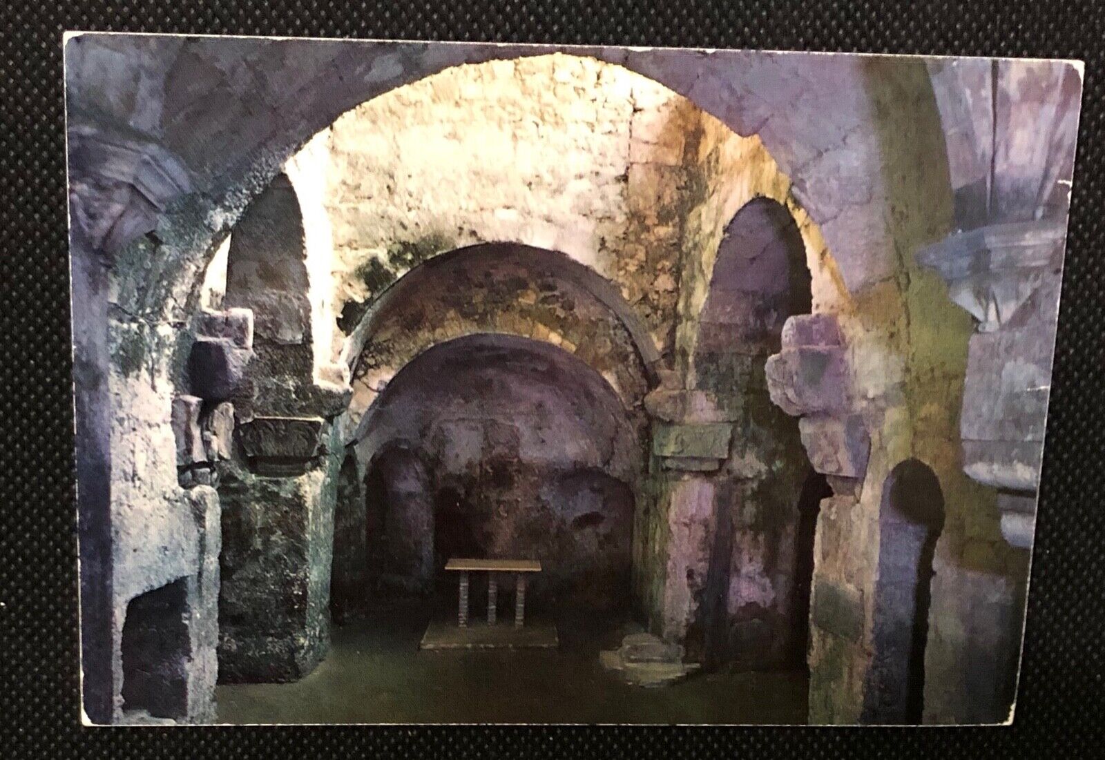 Vintage Postcard Siracusa Giovanni Crypt Italy -  RPPC Real Photograph