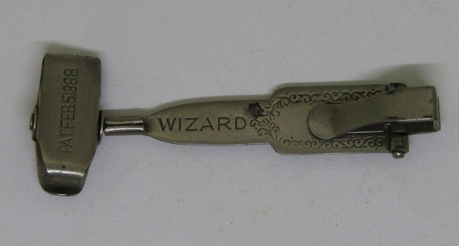 Vintage Wizard Gambler Magician Trick Card Hold Out Cuff Holder Pat. Feb 5, 1888