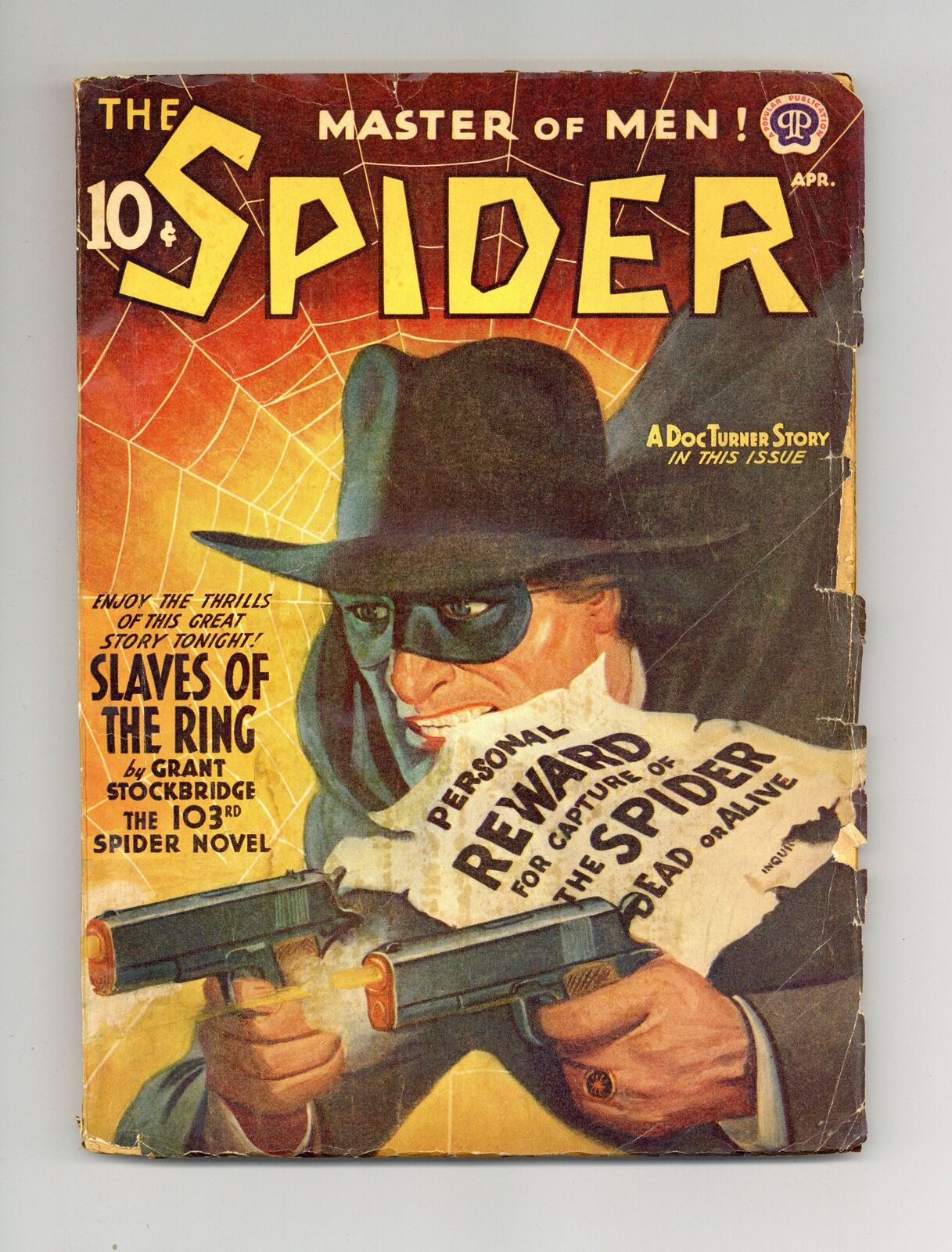 Spider Pulp Apr 1942 Vol. 26 #3 GD