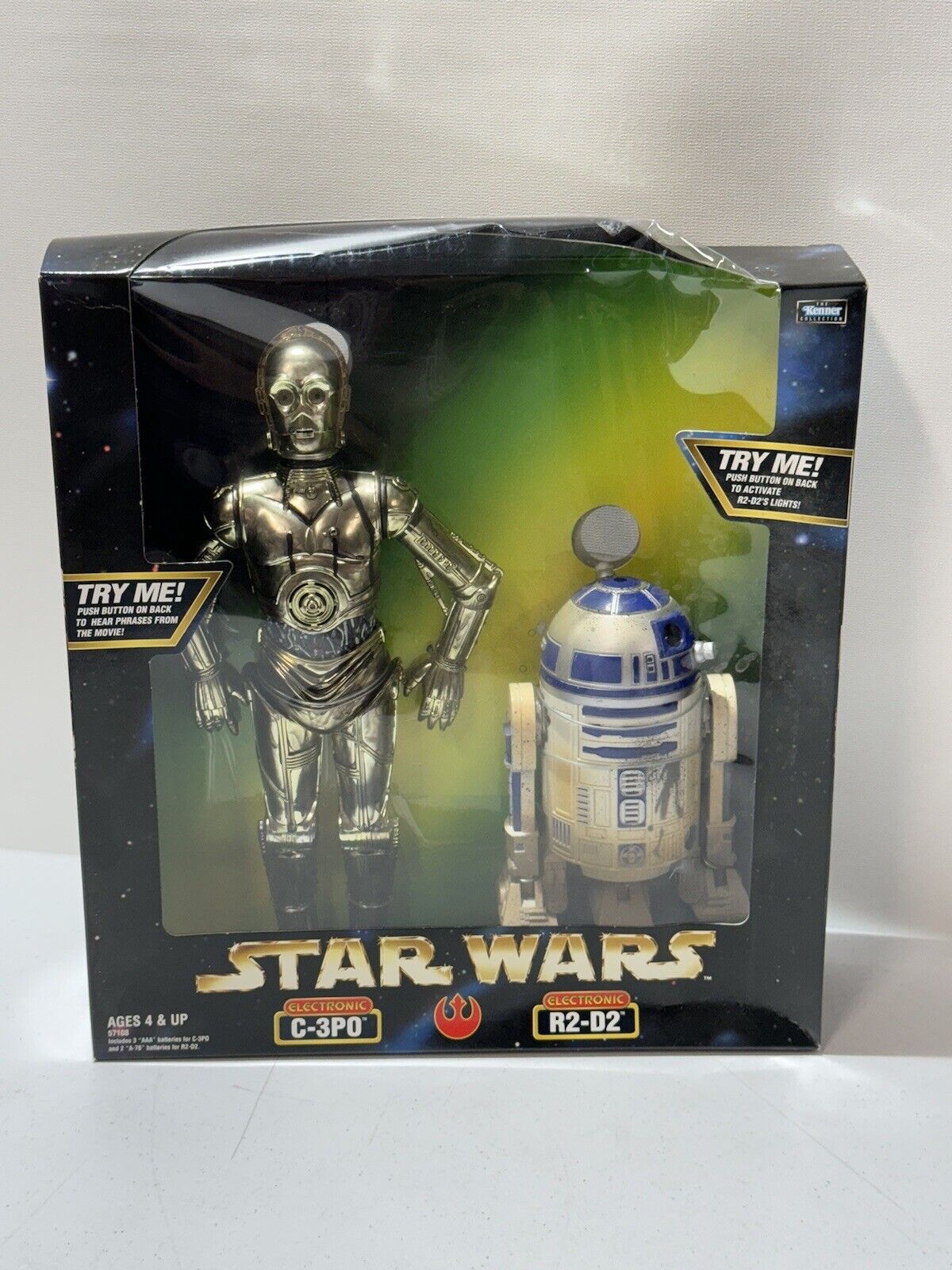 Star Wars 12” Action  Collection - Electronic C-3PO & R2-D2 - New in box Vintage