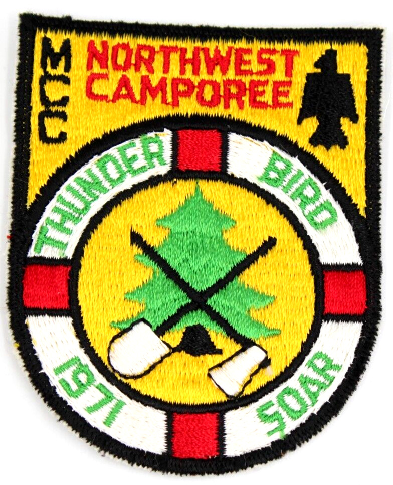 1971 SOAR Thunderbird Northwest Camporee Milwaukee County Council Patch WI