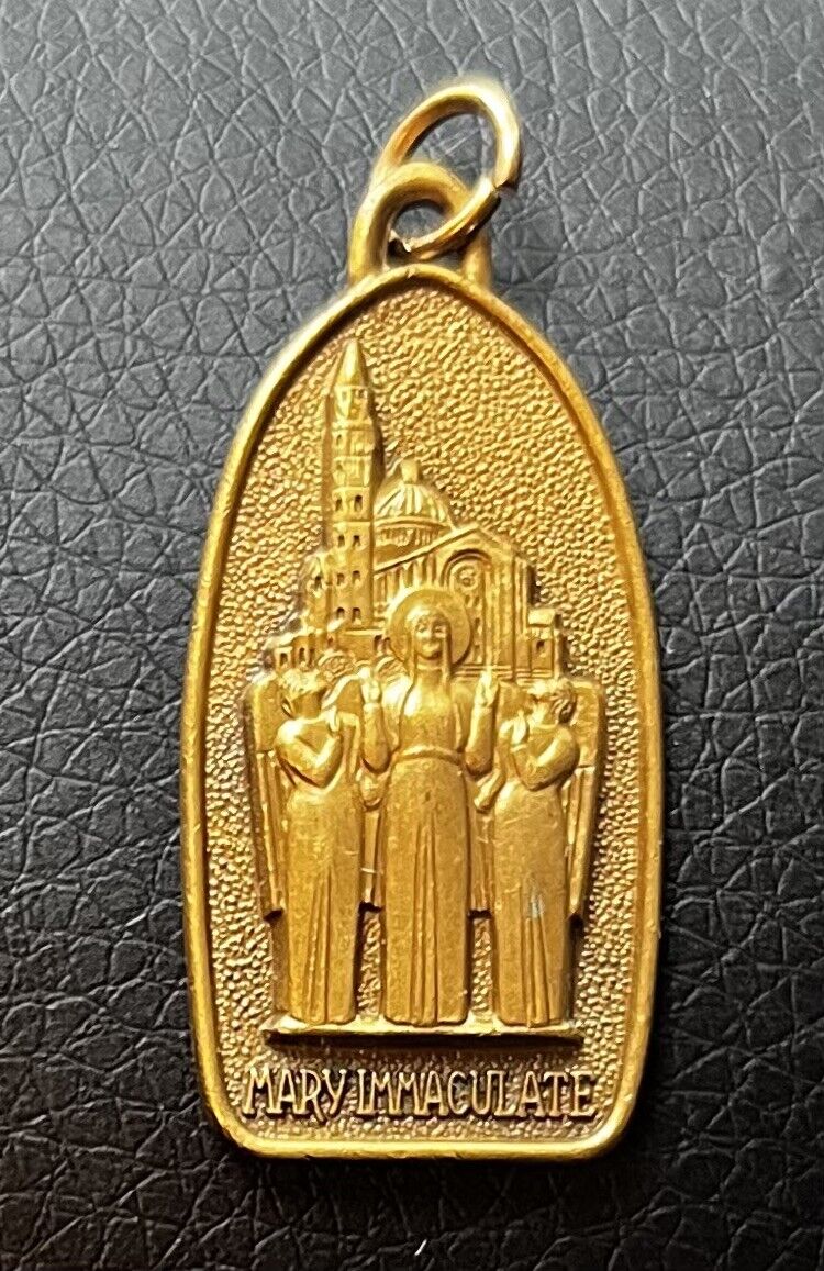Vintage 1959 Creed Mary Immaculate National Shrine Dedication Catholic Medal