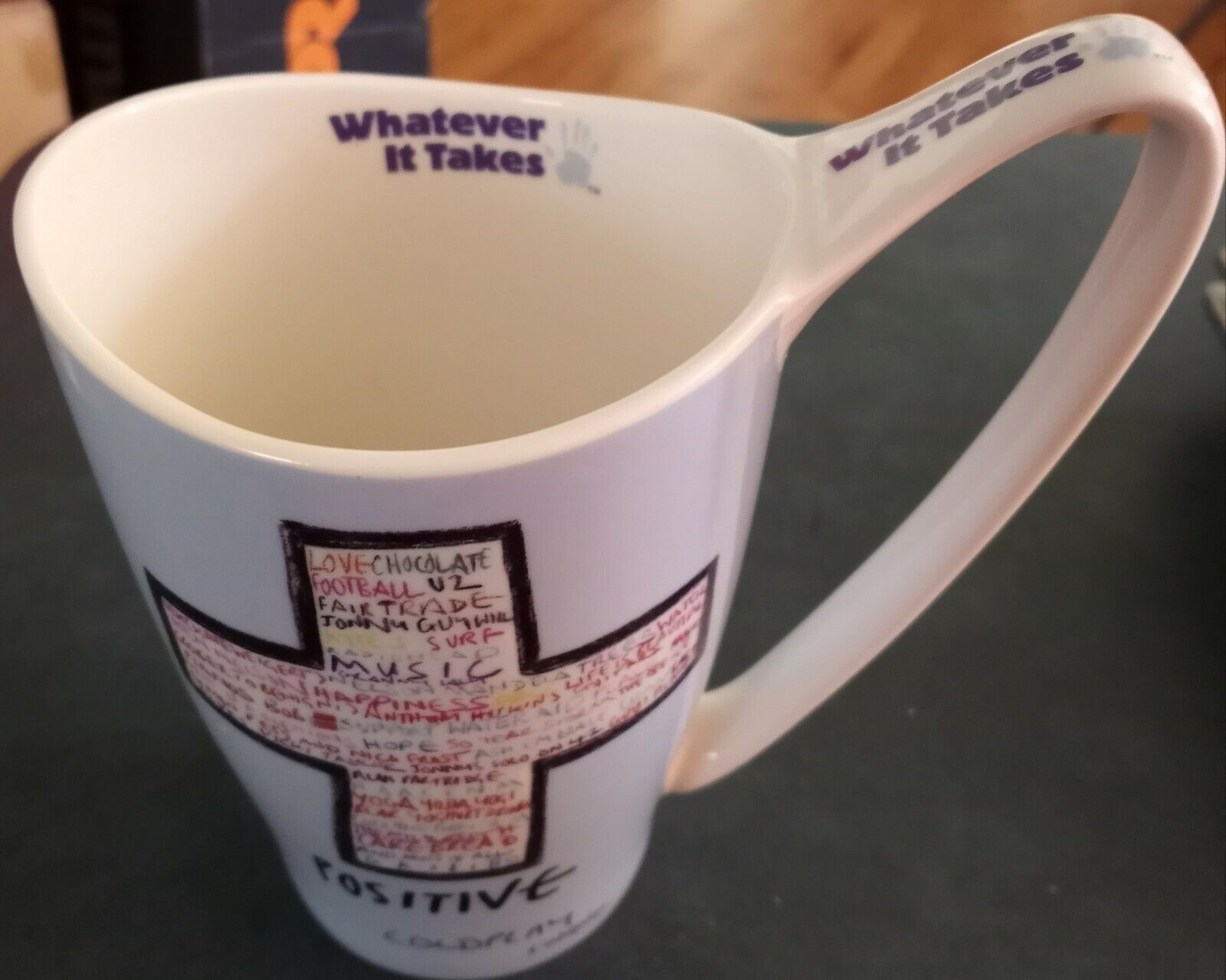 Coldplay Positive Whatever It Takes Coffee Mug - Mint Condition