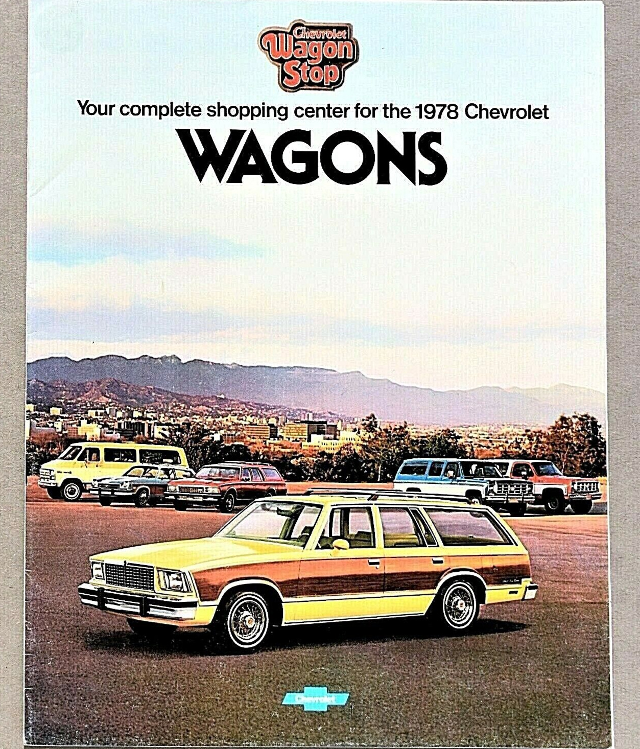 1978 CHEVROLET WAGONS SALES BROCHURE CATALOG ~  20 PAGES