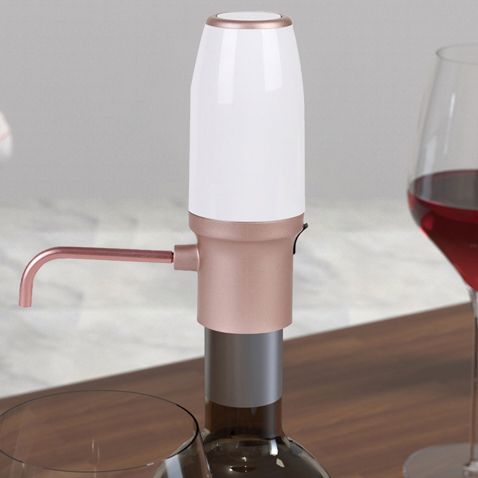 1 Set Electric Wine Dispenser 800mah Battery Reduce Astringency Rechargeable