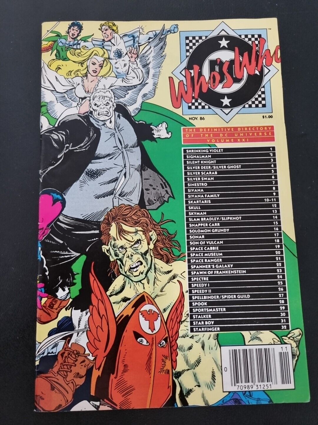 Who's Who: The Definitive Directory of the DC Universe Nov 87 #4
