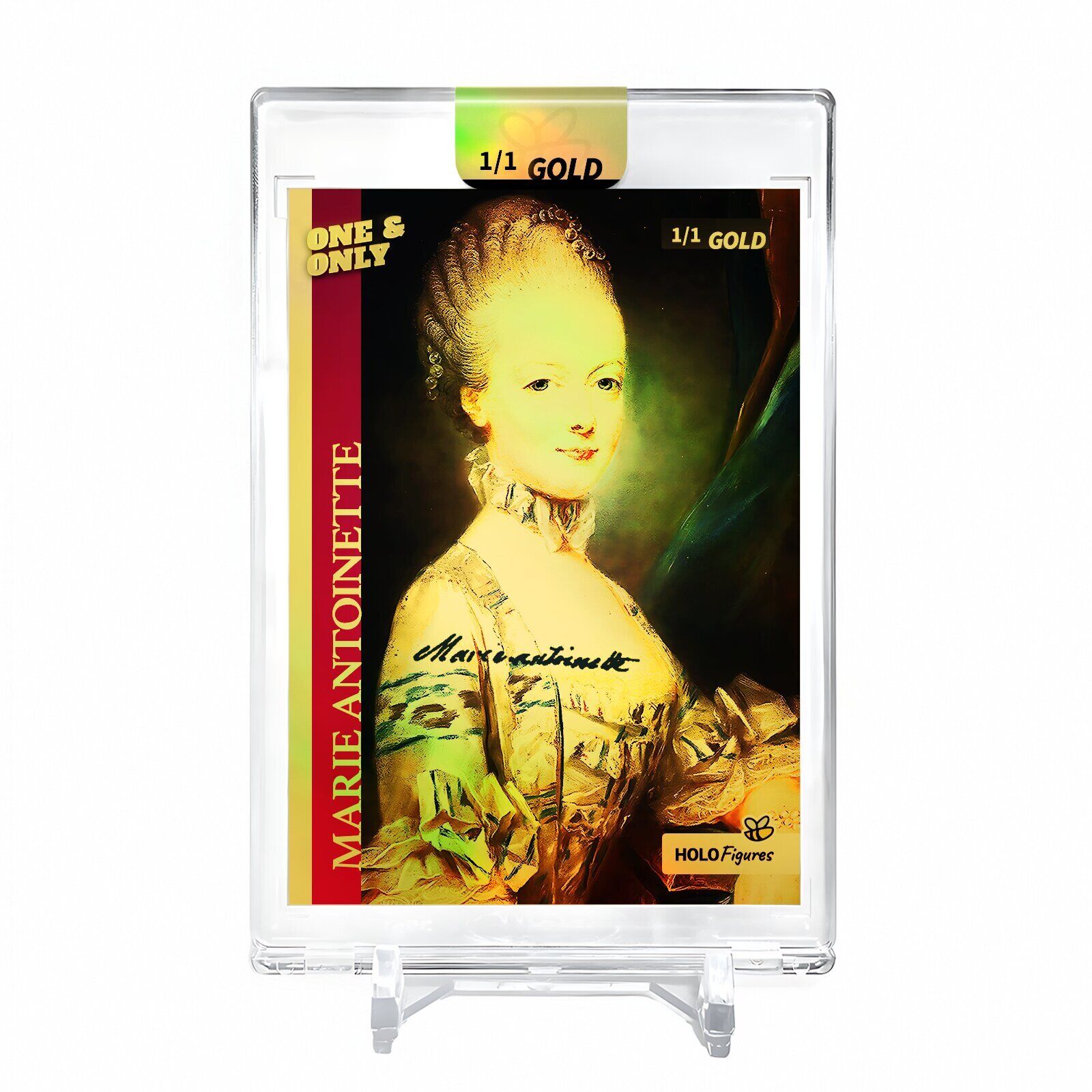 MARIE ANTOINETTE Holographic Card 2023 GleeBeeCo Holo Figures #MRLS *GOLD* 1/1