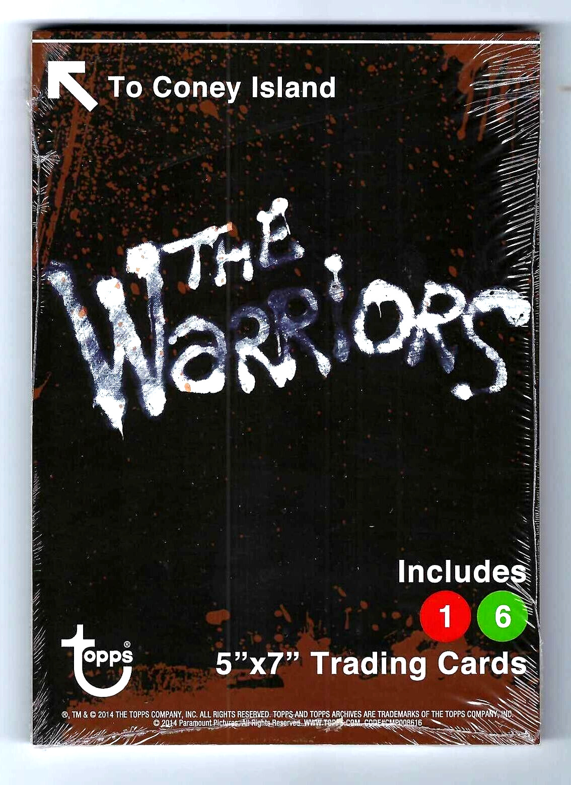 Topps THE WARRIORS 5 x 7 Trading Cards BRAND NEW SEALED The Warriors 1979 Movie