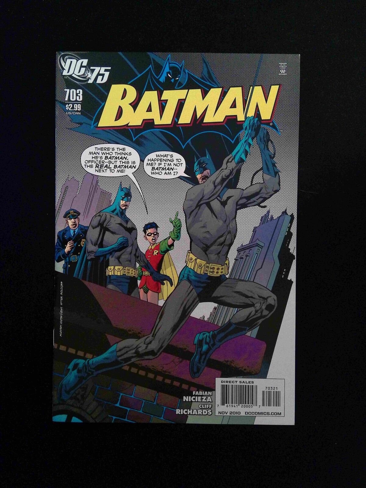 Batman #703B  DC Comics 2010 VF/NM  VARIANT