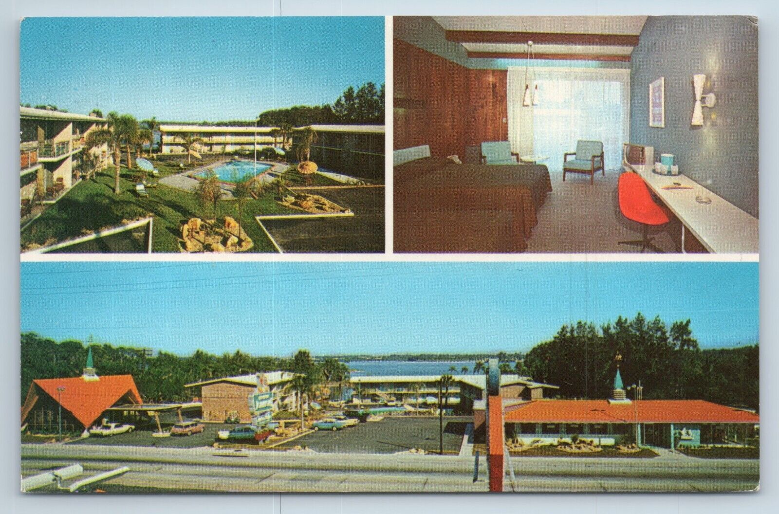 Postcard Howard Johnsons Motor Lodge and Restaurant Orlando Florida