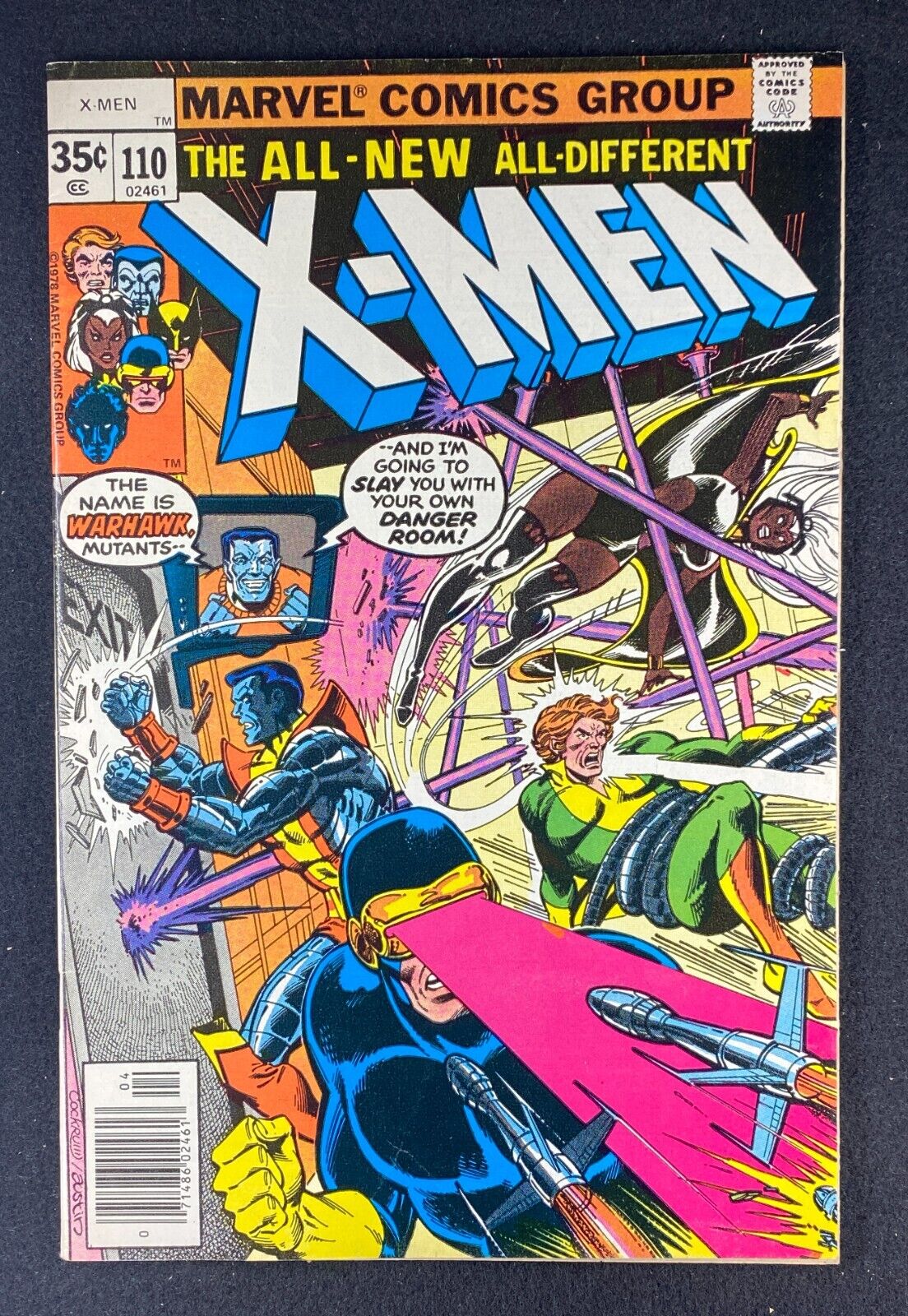 X-Men (1963) #110 FN/VF (7.0) Dave Cockrum Warhawk