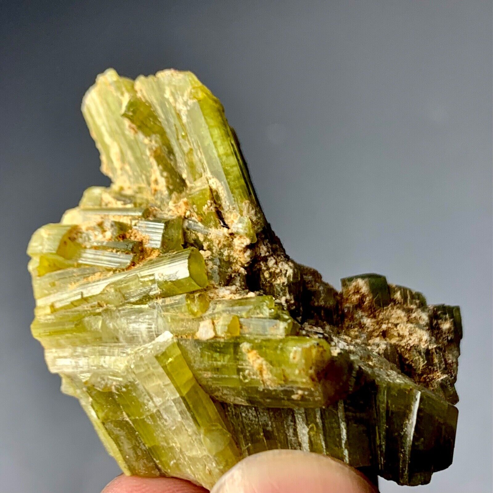 133 Cts Beautiful Termineted Tourmaline Crystal Bunch from Afghanistan