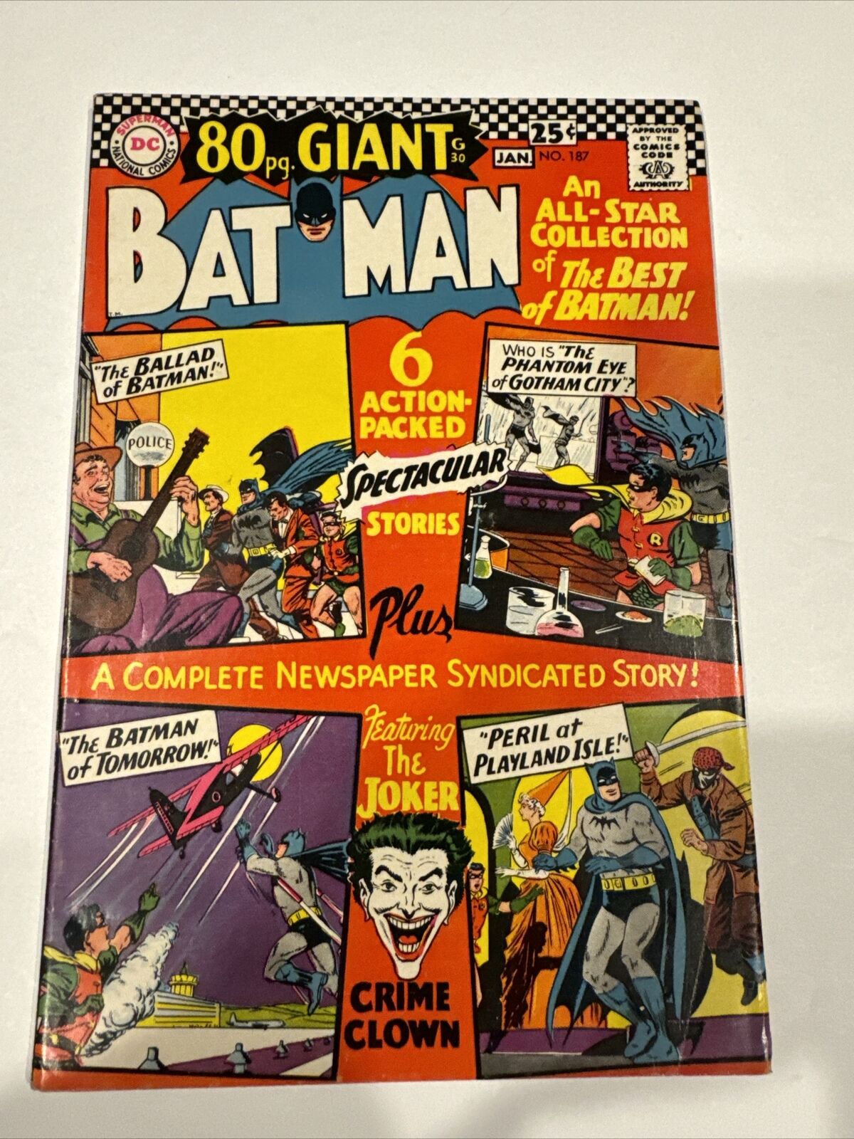 BATMAN #187 - 80 PAGE GIANT-SIZE 1967 DC COMICS