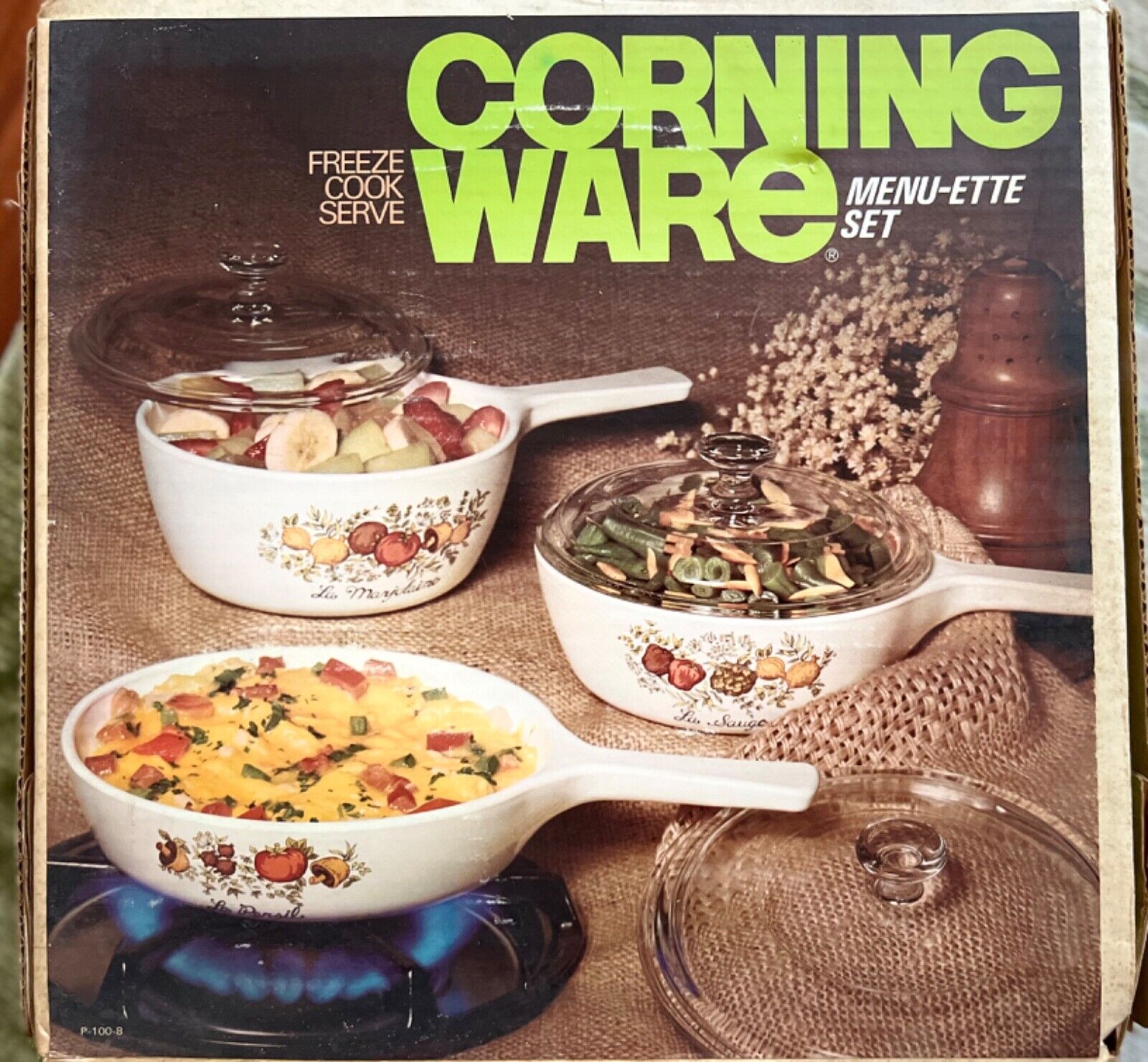 Vintage Corning Ware Spice O’Life 6pc
