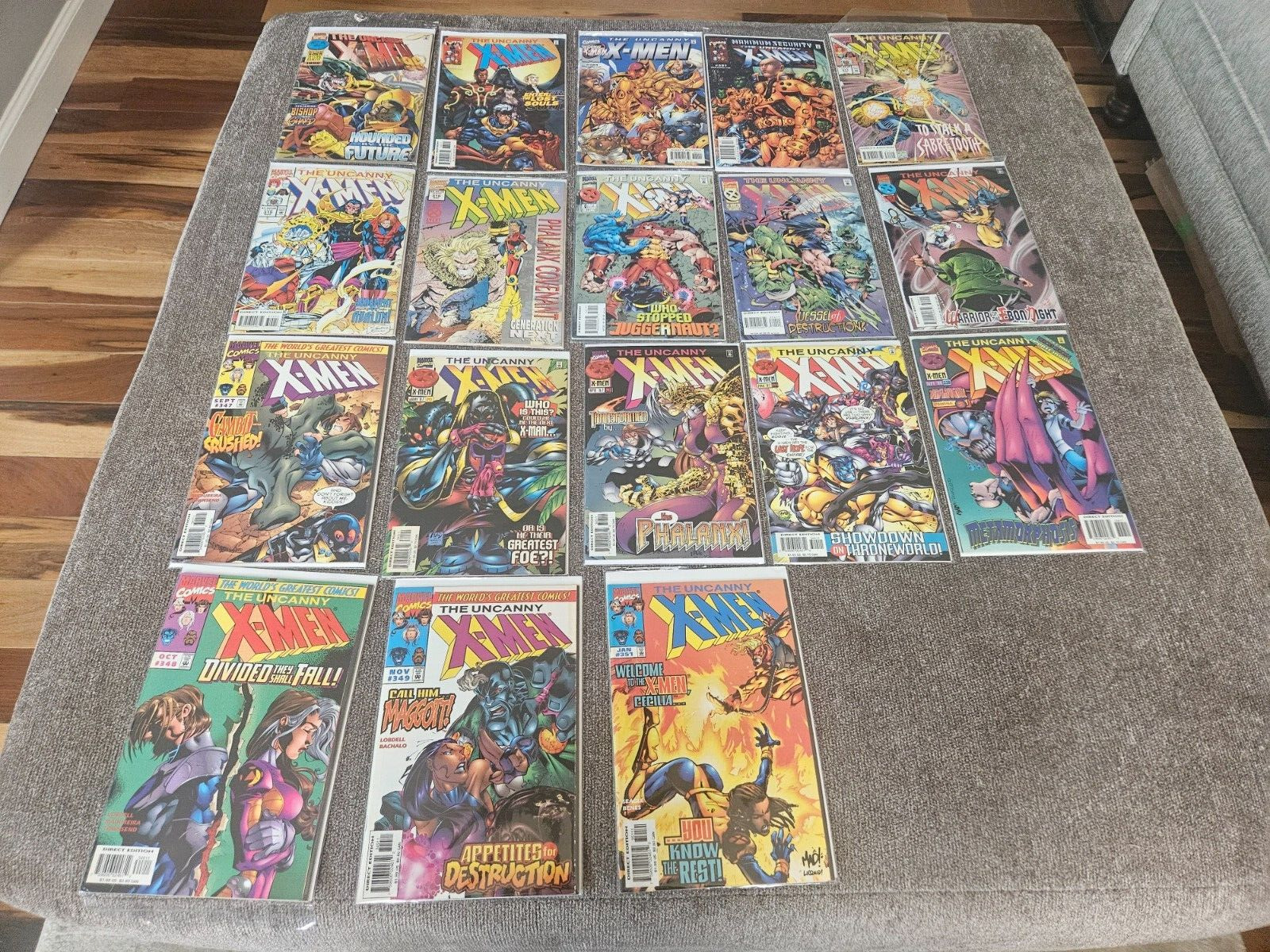 Marvel Comics X-men The Uncanny Mixed Lot of 19, 16