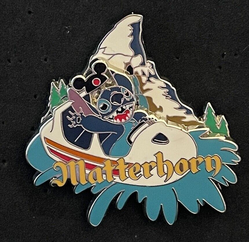 Disney Pin Matterhorn Bobsleds Stitch