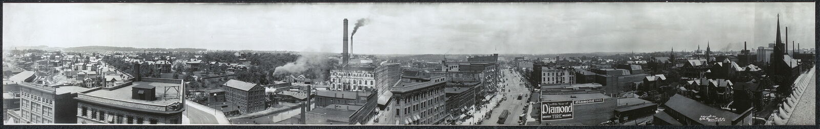 Photo:1911 Panoramic view of Akron,Summit County,Ohio