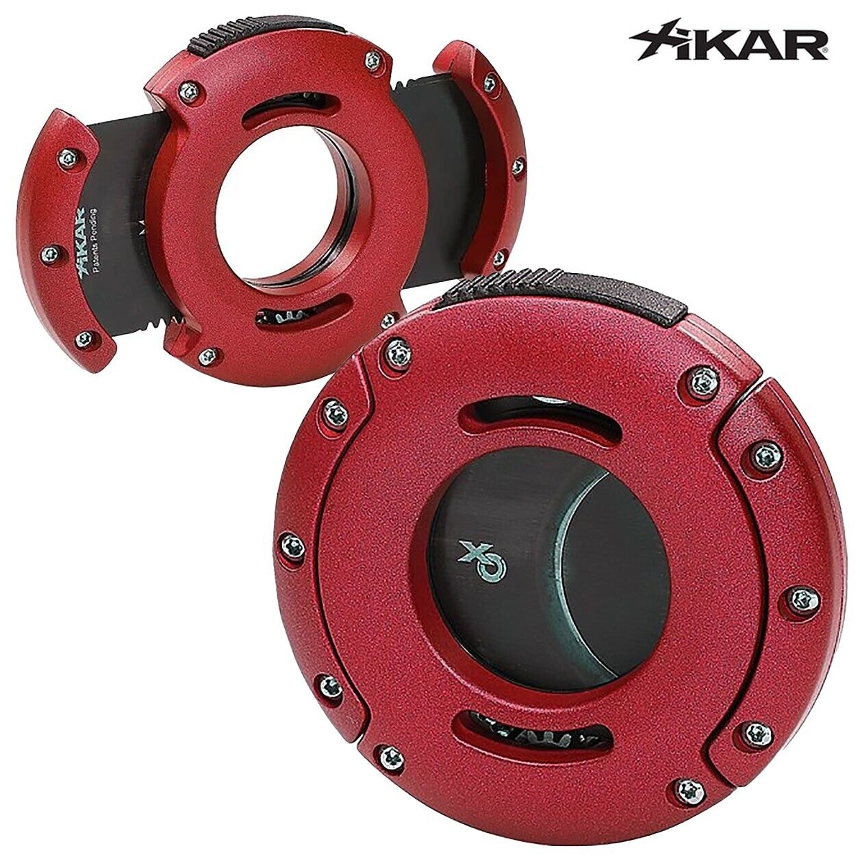 Xikar XO Cutter- Red w/ Black Blades (MSRP:$149.99)