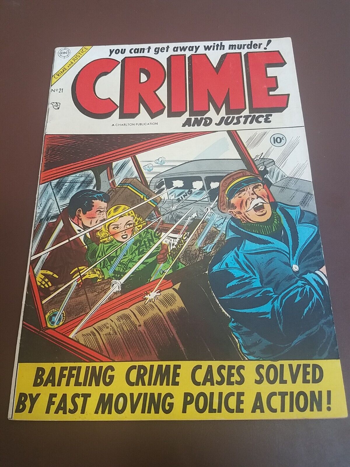Crime And Justice #21 1954 Charlton Comics VG+