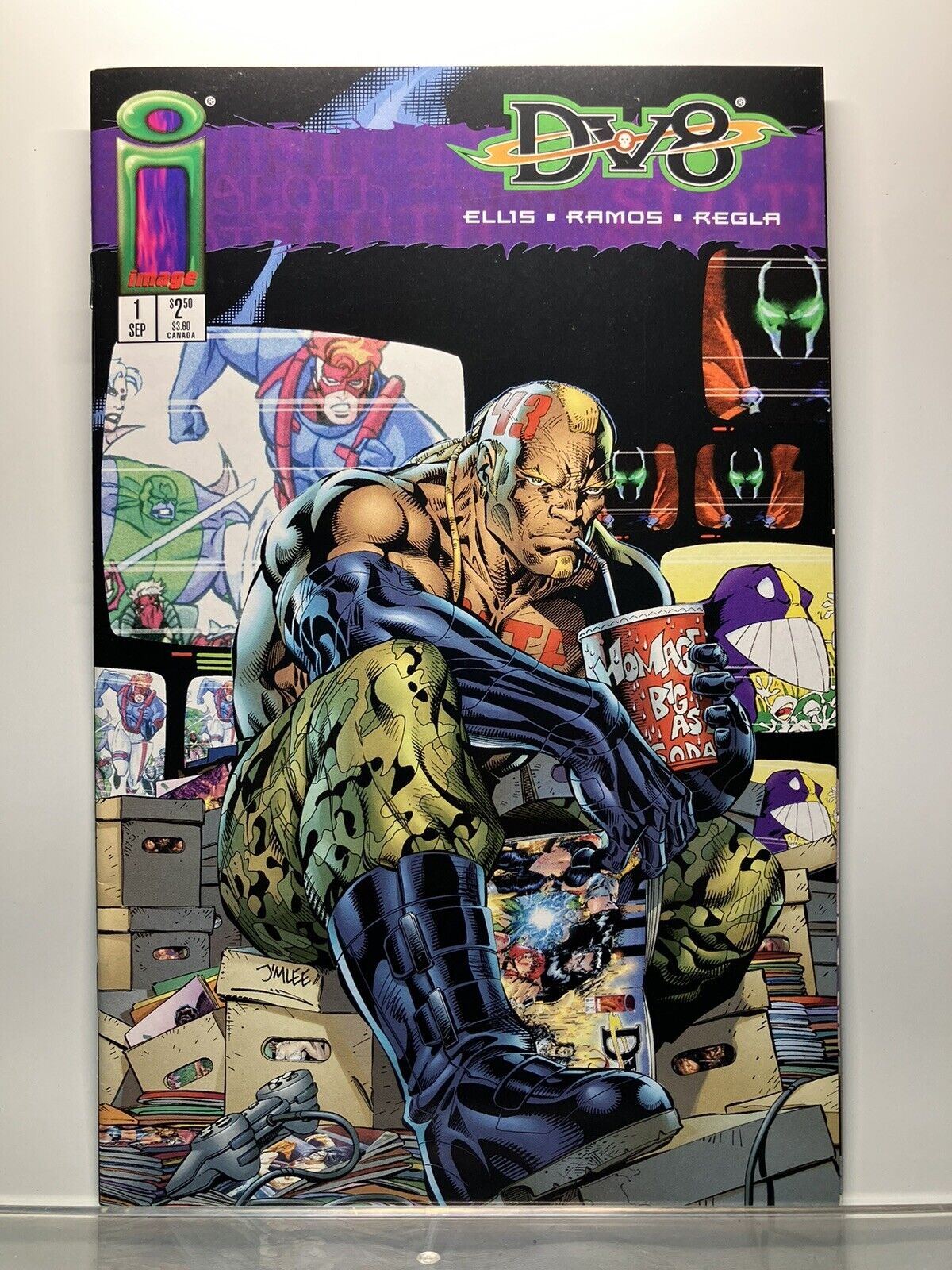 DV8 #1 (1996) IMAGE COMICS - JIM LEE COVER - HUMBERTO RAMOS ART - NM