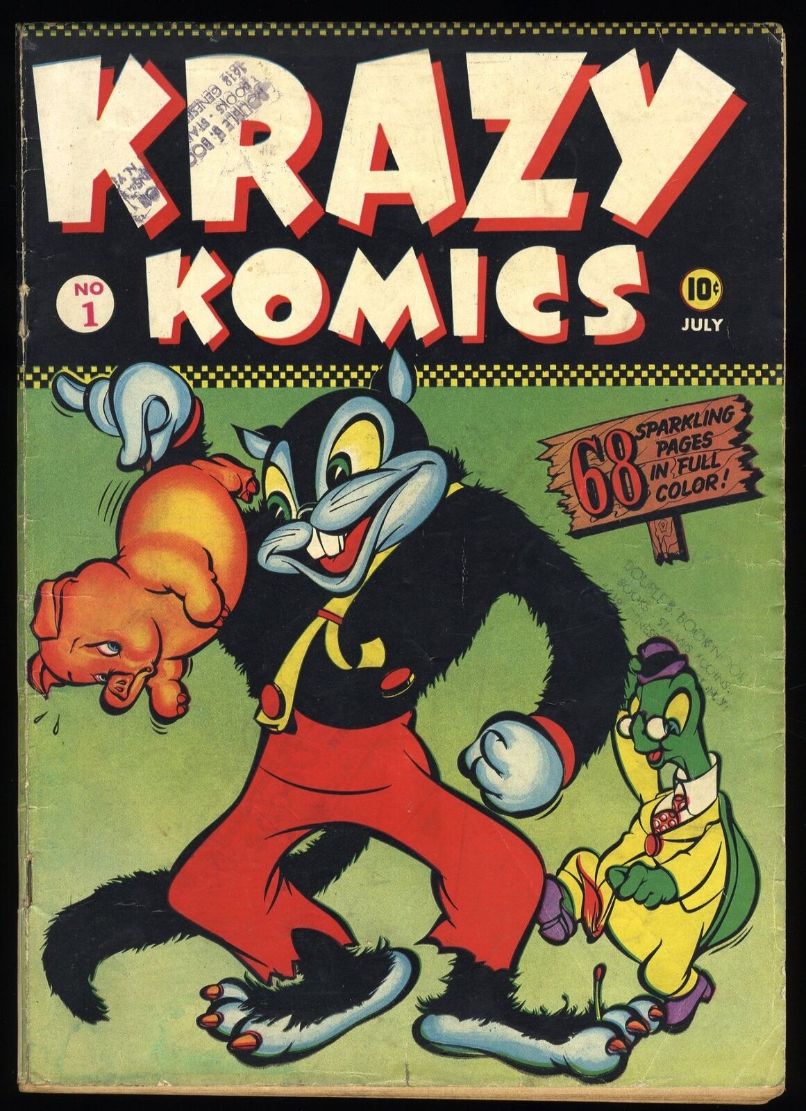 Krazy Komics (1942) #1 VG+ 4.5 See Description (Qualified) Timely