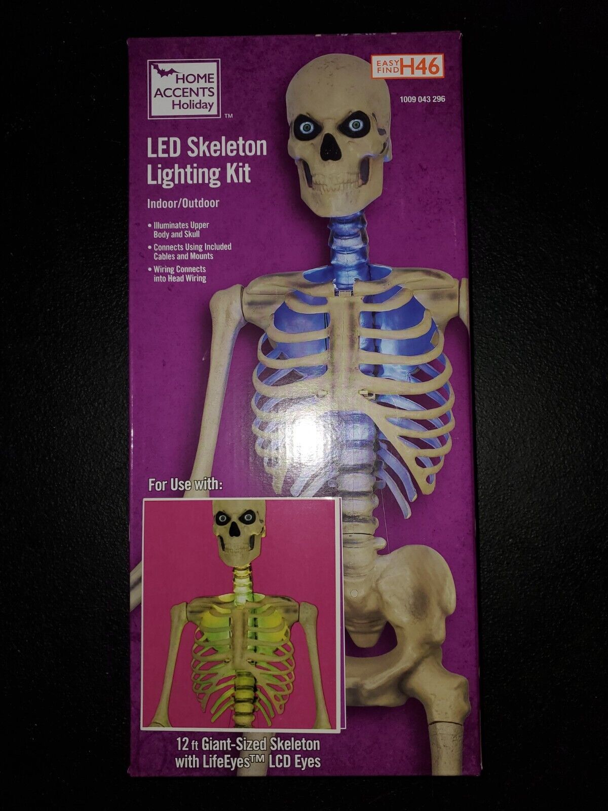 12 Ft Skeleton LED Home Accents Holiday Lighting Kit Home Depot 2023 NEW