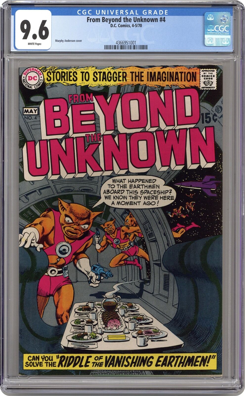 From Beyond the Unknown #4 CGC 9.6 1970 4366951001