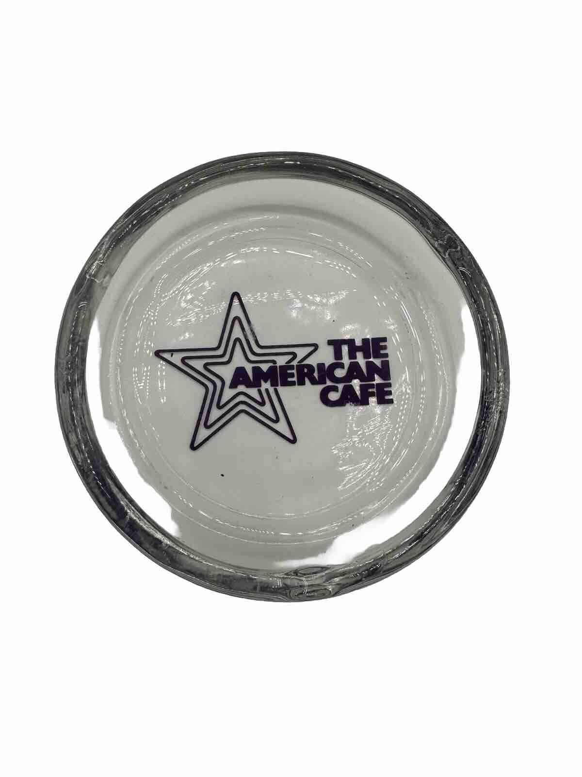 Vintage Ashtray From The American Cafe Glass Cigarette