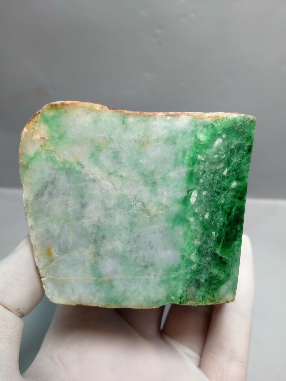 604grams Jadeite Jade Rough Cut 100% Real Natural Burmese Burma Jade Specimen
