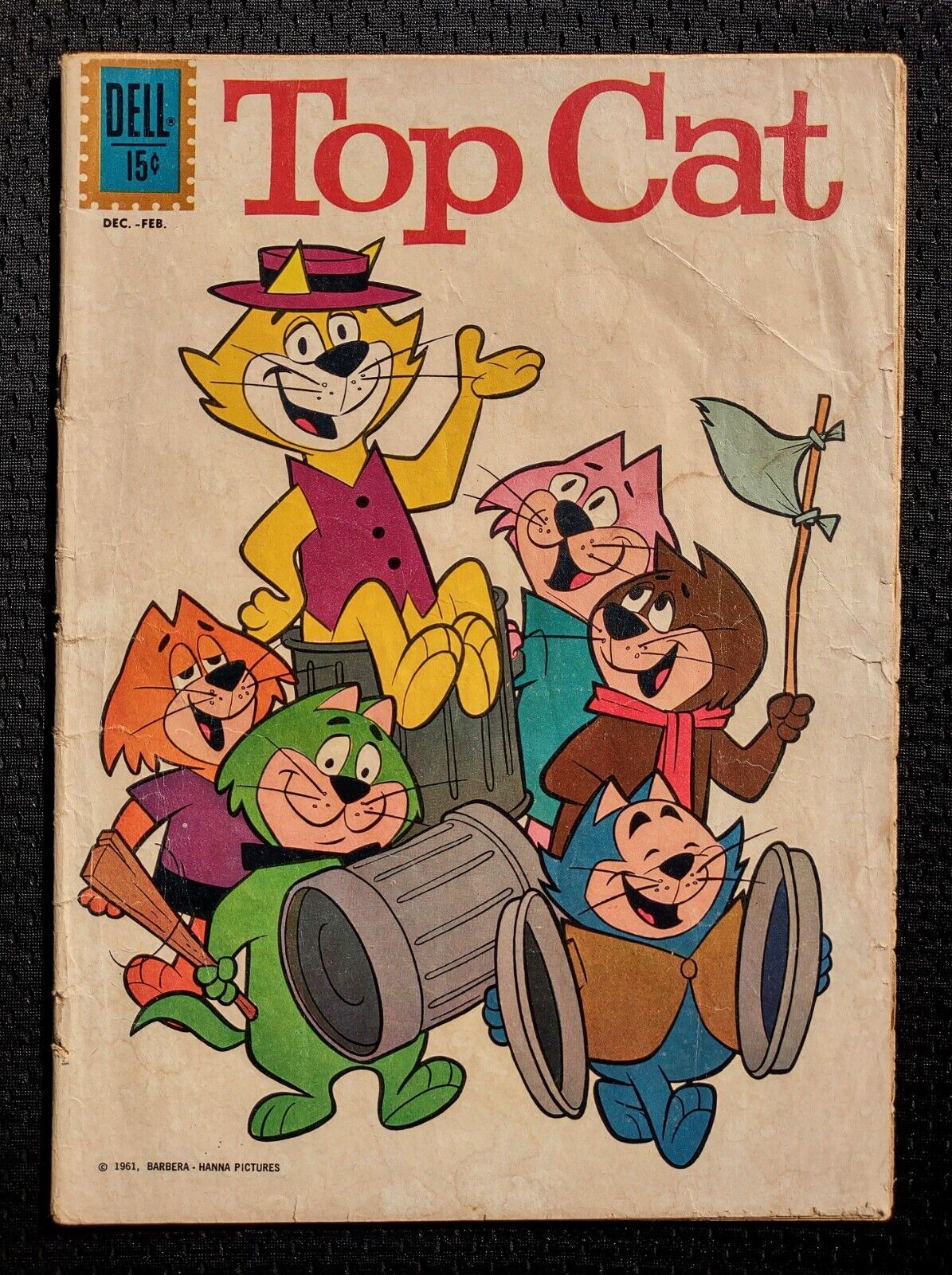 Dell Top Cat #1 1961-1962 Cartoon Comic 1st Appearance Rare BACK COVER VARIANT