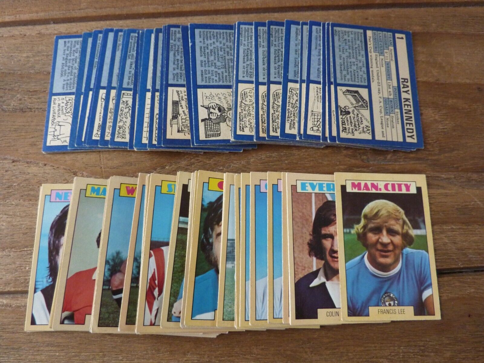 A&BC Blue Back Football Cards 1973 - First Series - VGC - Pick Your Cards