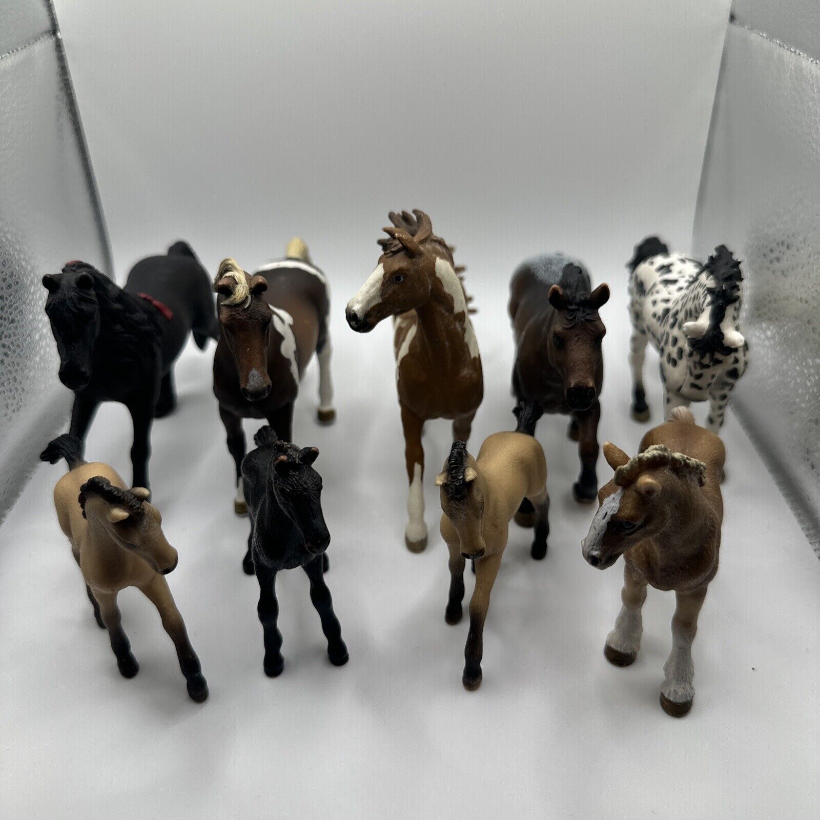 Lot Of 9 Schleich Horses 
