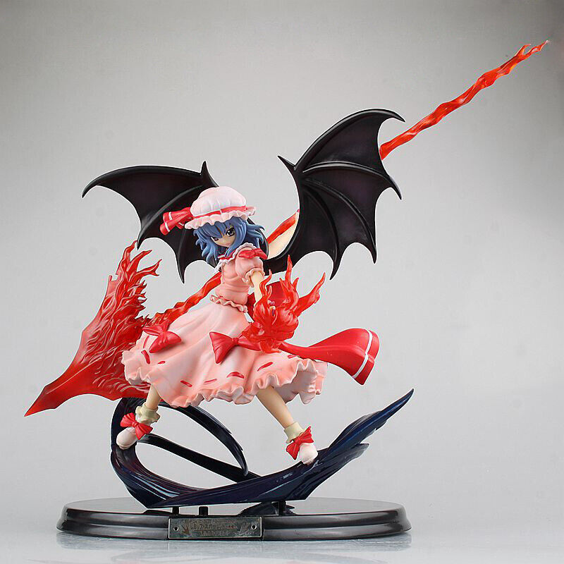 Anime Touhou Project Remilia Scarlet 25cm PVC Figure Model Statue Toy With Box 
