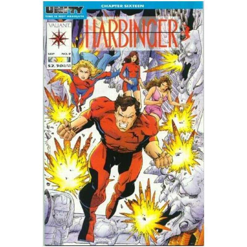 Harbinger #9  - 1992 series Valiant comics NM minus Full description below [r%