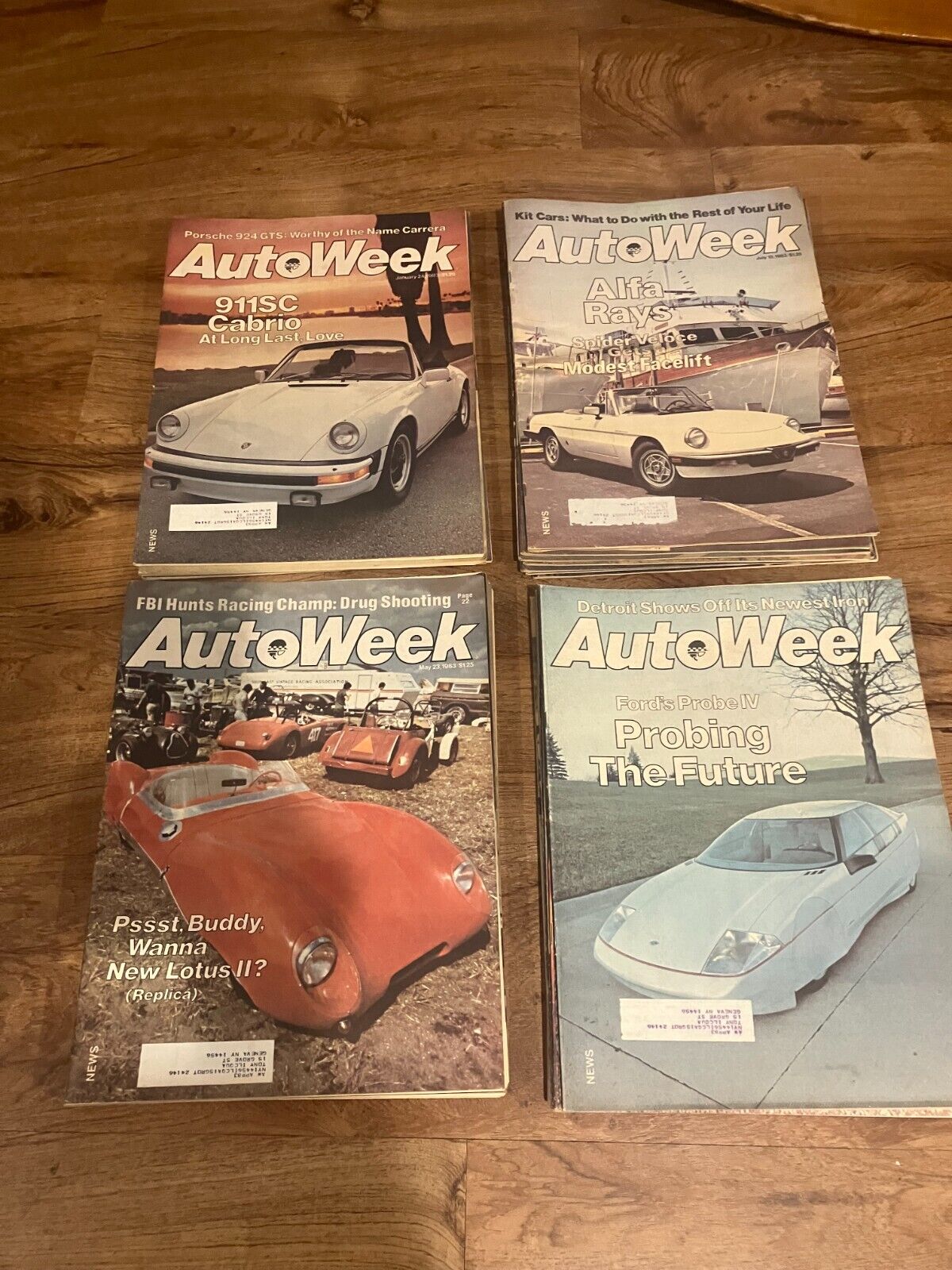 28 Vintage 1983 Auto Week Magazines Car AutoWeek Racing Speed Road and Track